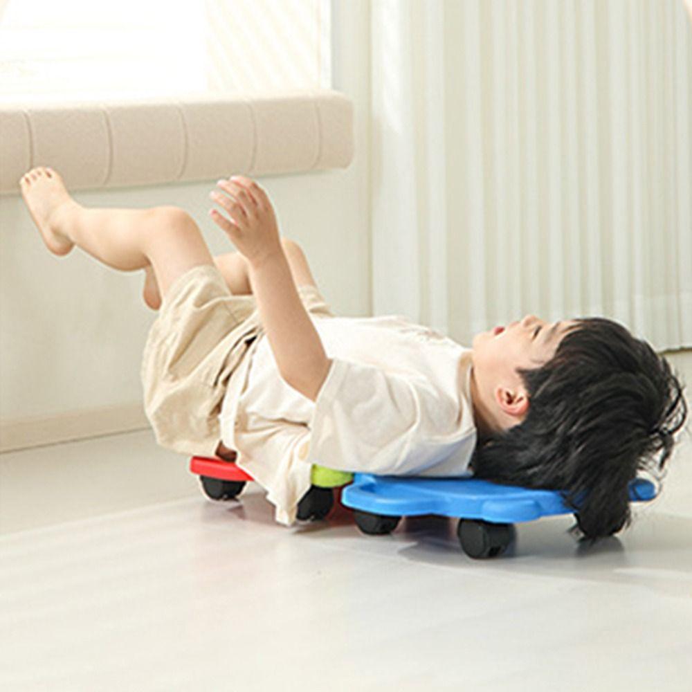 Creativity Children 4-Wheeled Scooter Wear-resistant Motor Skills Scooter  Kids Training