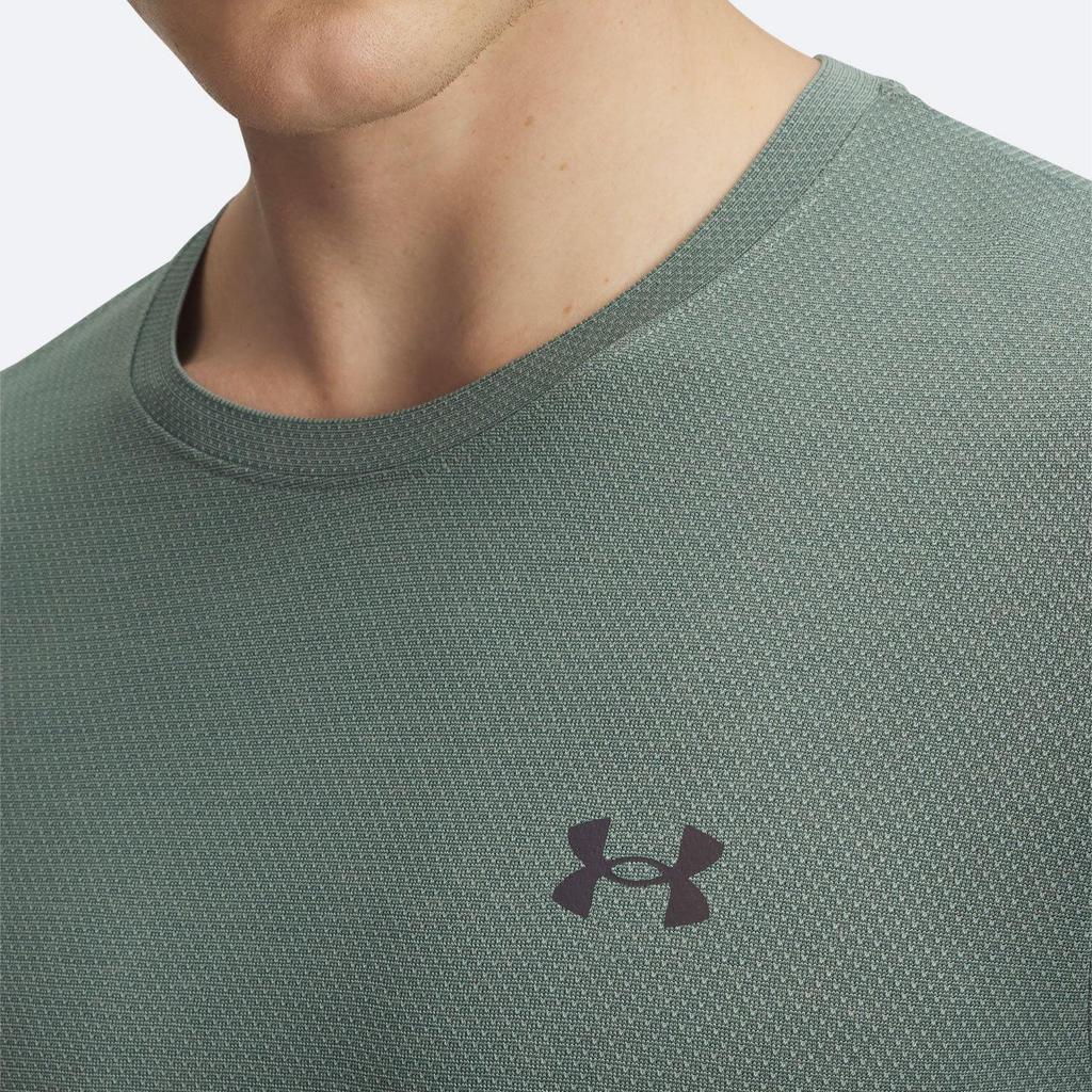 Under Armour Vanish Elite Comfortable Soft Skin-Friendly Fashion Short Sleeve T-Shirt Men Tops Silicone-Green 1376781-348