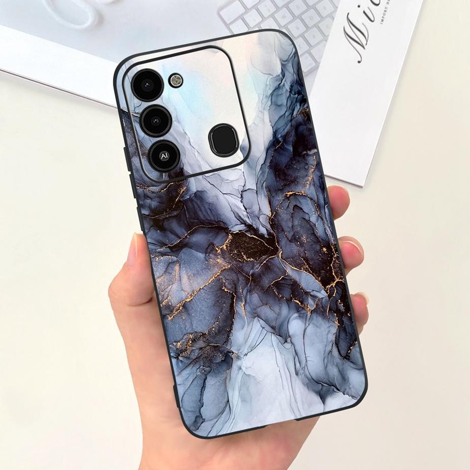 For Tecno Spark 8C Case KG5k KG5j KG5n Stylish Candy Painted Cover Soft Silicone Phone Case For Tecno Spark Go 2022 Spark8C Bags