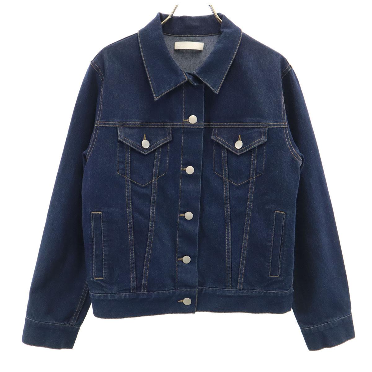 

SENSE OF PLACE Джинсовая куртка M Индиго синий Джинсовая куртка тракер Женская Б/у