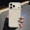 Jelly Silicone Magnetic Case For iPhone 17 Pro Max 16 15 Pro Matte Shockproof  For Magsafe Wireless Charging Candy Colors Cover