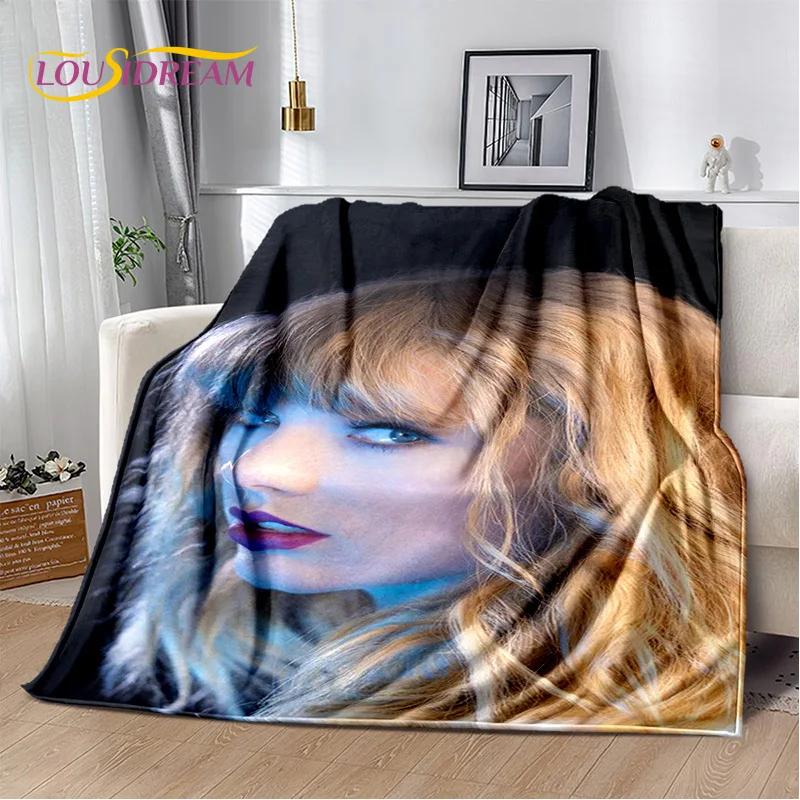 3D Taylor-r Singer T-Swizzle Decke, Weiche Überwurfdecke für Zuhause Schlafzimmer Bett Sofa Picknick Reise Büro Abdeckung Kindergeschenk Geschenk