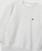 CHAMPION Reverse Weave Blu-Tack C Logo Loose Fit Brushed Sweatshirt Silver Grey