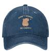 Funny Dont Worry Be Cappy Baseball Cap Happy Capybara Streetwear Men Adult Hip Hop Hats Outdoor Sport Baseball Caps Gift Idea