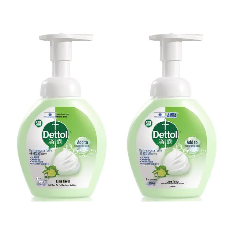 

Dettol Foam Antibacterial Hand Wash, Lime Scent Twin Pack