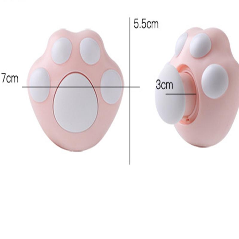 Household Supplies Cute Cartoon Cat Paw Wall Hook Creative Self-adhesive Hidden Hook Hanging Purse Key Hanger Wall Hanging Decor