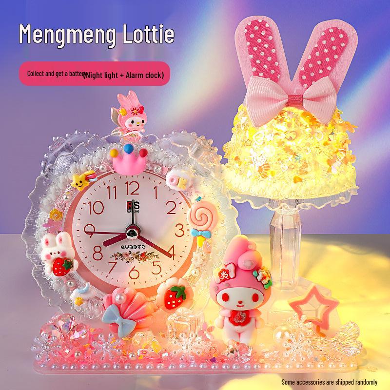 

DIY Alarm Clock Night Light: Educational Handmade Toy for Kids