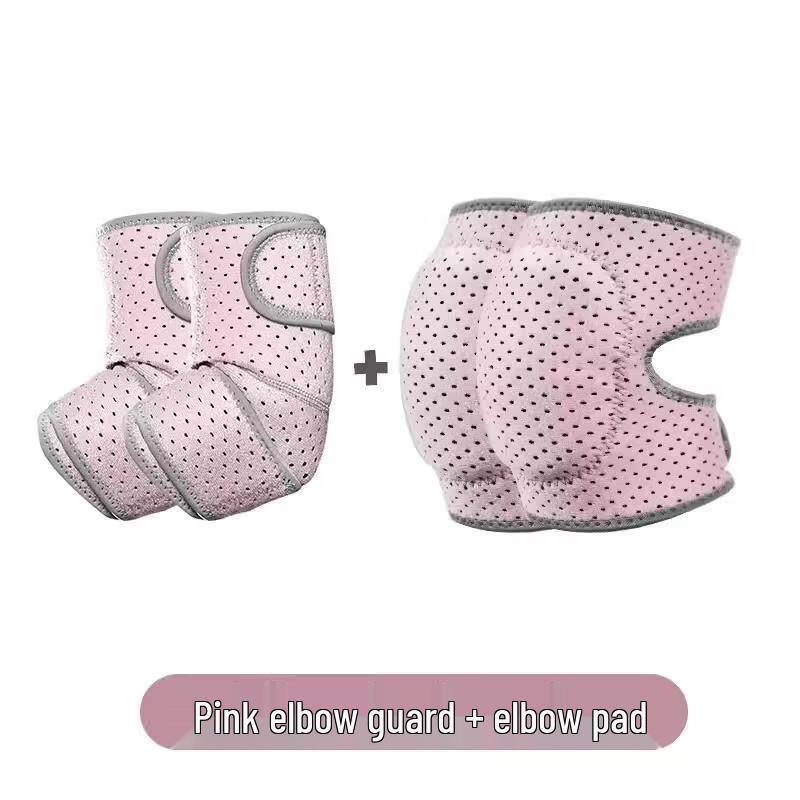 Jun Ding Ying Breathable Adjustable Knee and Elbow Pad Set