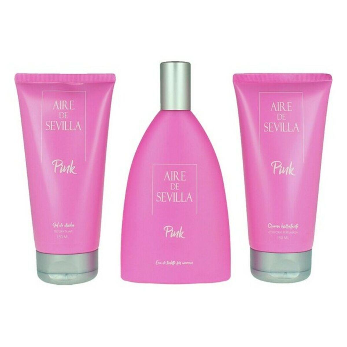 

Женский парфюмерный набор Pink Aire Sevilla EDT (3 шт.) (3 шт.) TU прозрачный