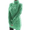 Autumn and Winter Long Sleeve Casual Knitted Sweater Dress Women Vintage Slim Fit Solid Knitted Dress Women Elegant Turtleneck Sexy Lady Dresses 24905