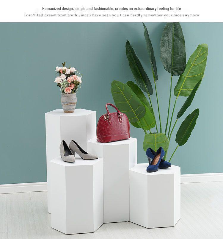 Circular Exhibition Stand: High & Low Platforms with Mannequin Base for Clothing Store Display