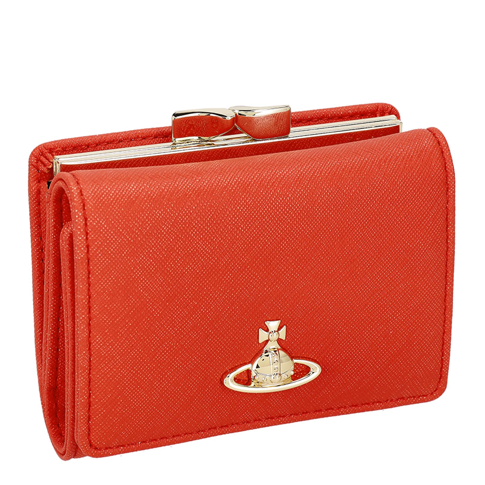 

Vivienne Westwood SAFFIANO PLAIN Tri-fold Wallet, 5115002MW-S0021, ORANGE, Women s [Used]