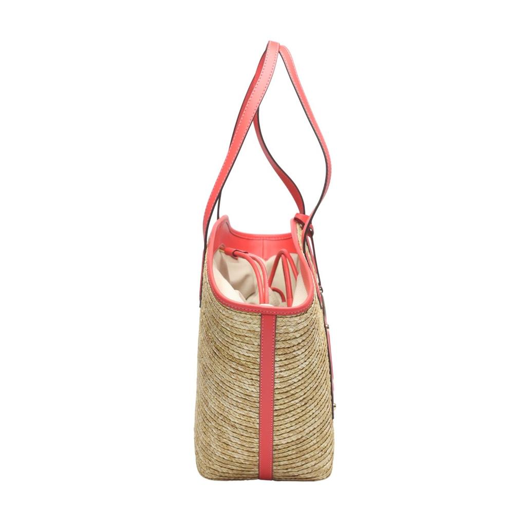 Michael Kors Kimber Large capacity Handbag canvas pink Women 35T2G7KT71 Used