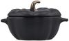 Staub Cocotte 12cm Keramická žáruvzdorná kamenina Vhodné do mikrovlnné trouby Japonská keramika Dýňová cocotte "Dýně černá" [Autorizovaný produkt] 40508-548