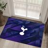 Tottenham Hotspur Design Crystal Velvet Carpet Cozy Non?Slip Printed Rug For Bedroom Living Room Entrance
