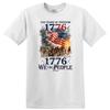 1776 We The People T Shirt 250 Years Freedom Patriot Flag Vintage USA Retro Tee