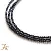 Necklace-compatible Glasses Chain Black Spinel 2mm Cut Beads Stylish Ladies Mask Birthstone Power Stone Natural Amulet Evil Prevention Gift Coral.