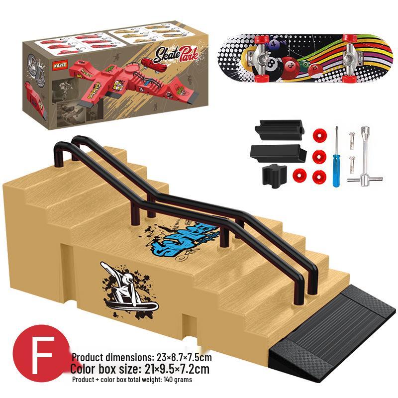 Fingertip Fingerboard Skatepark Set: Creative Scene Props for Kids