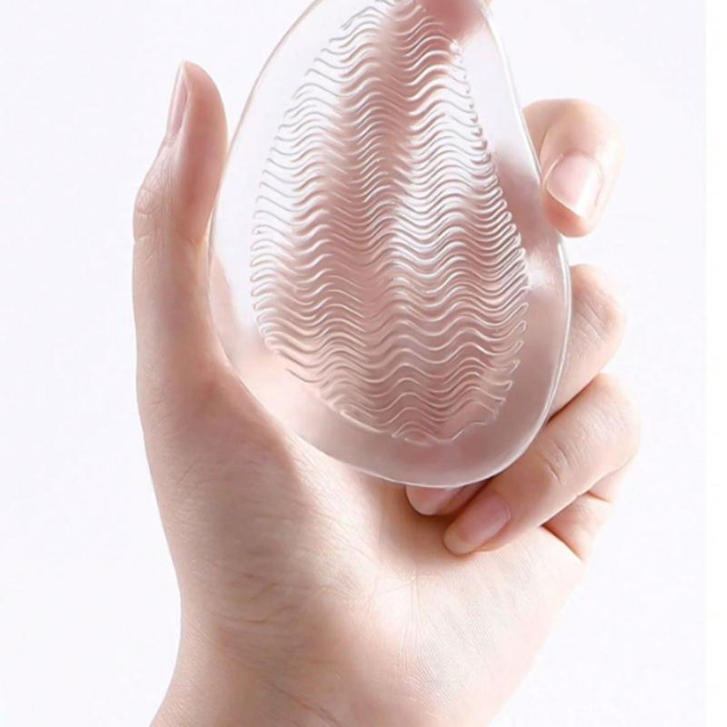 1pair Women's Half Size Shoe Inserts, Anti-Slip Breathable Sweat-Absorbing Foot Pads