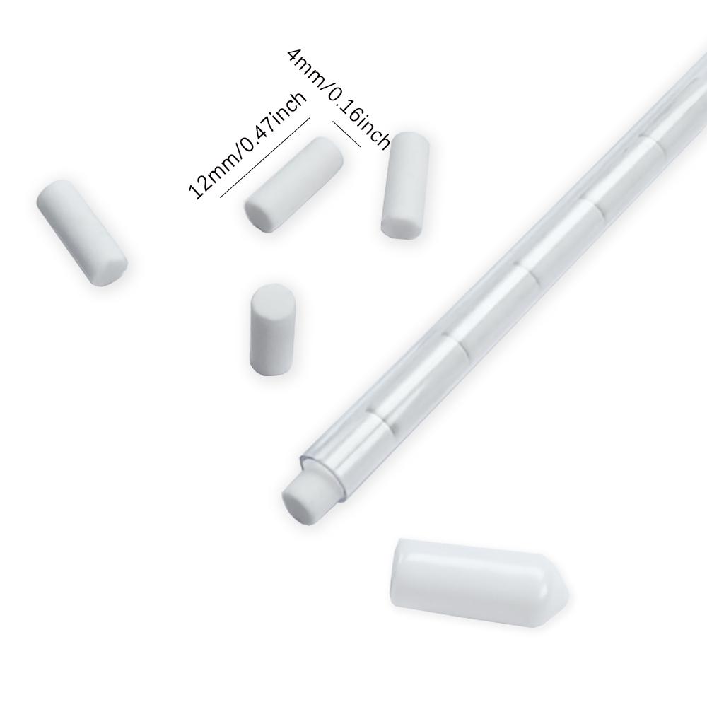 30/60Pcs Mini Eraser Mechanical Pencil Portable Replacement Tail Erasers Painting Erase Supplies School Students Stationery