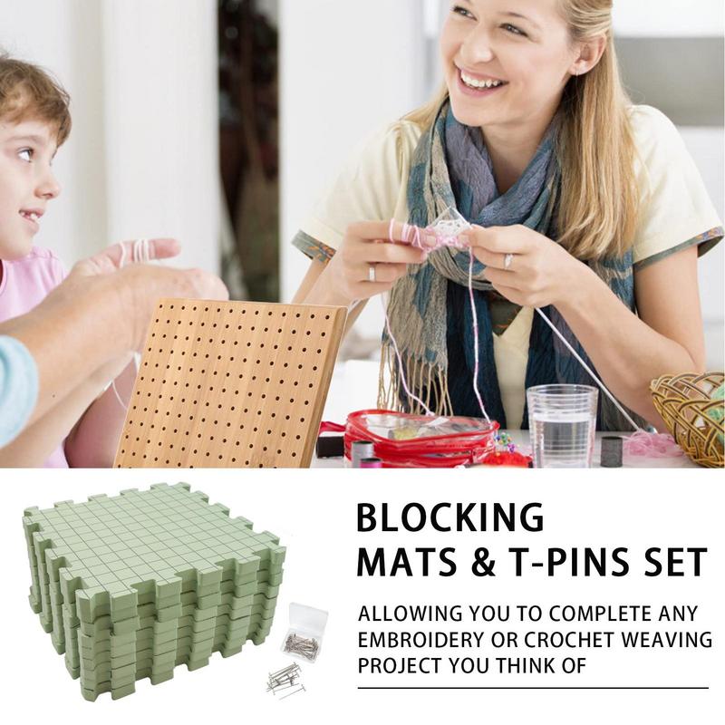 Foam Blocking Board Knit Blocking Mats Ultra Thick Foam Knitting Block Mat Crochet Foam Mats Reusable Foam Crafts Blocking Mats