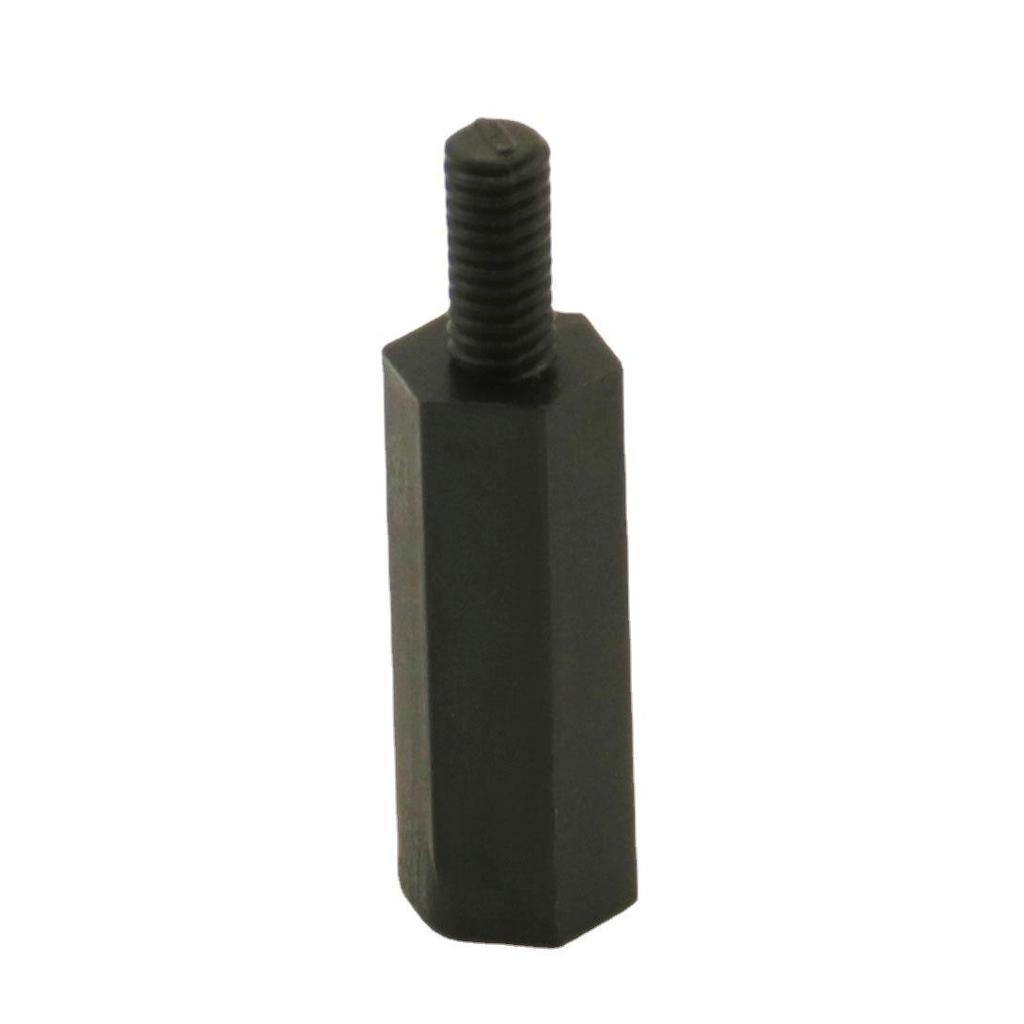 Black Nylon M4 Hex Head Spacer Screw for Insulation and Support