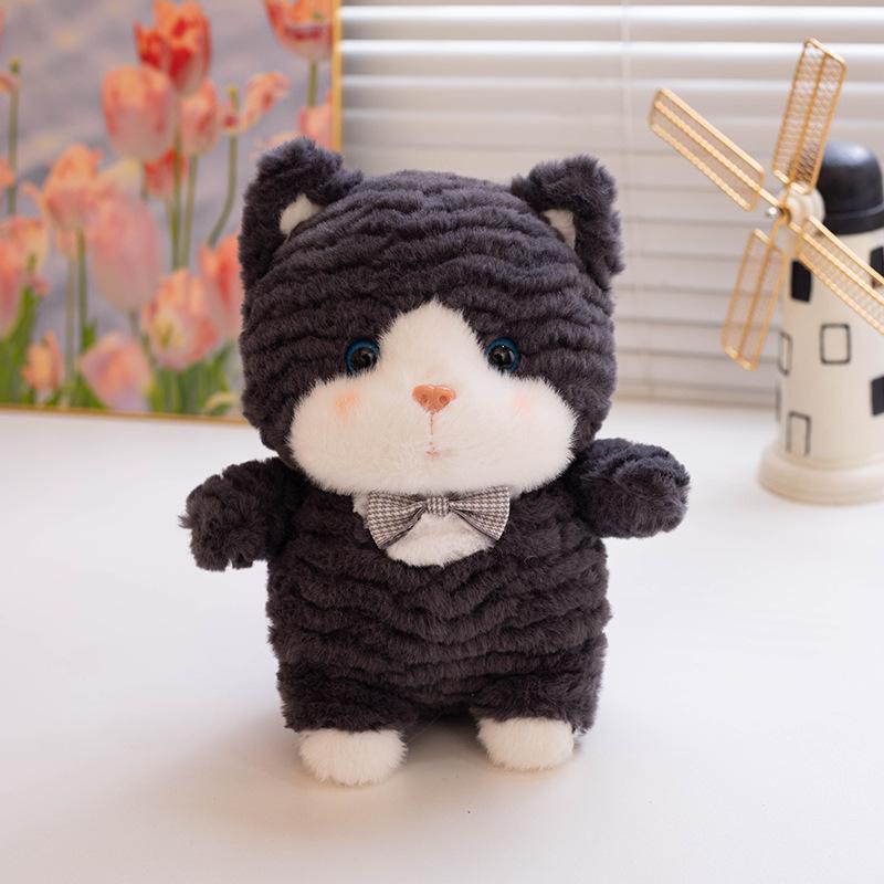 

Plush Toy Cat Stuffed Doll Cartoon Decoration Kids Birthday Gift Pillows Throw чорний