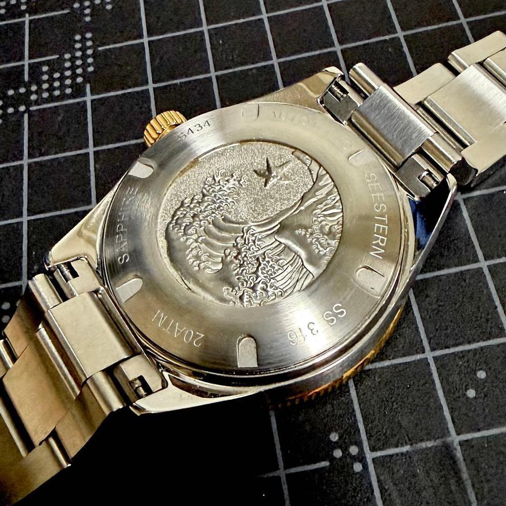 Used SEESTERN 200m Diver S434-2 Working Condition Seiko NH35A Movement