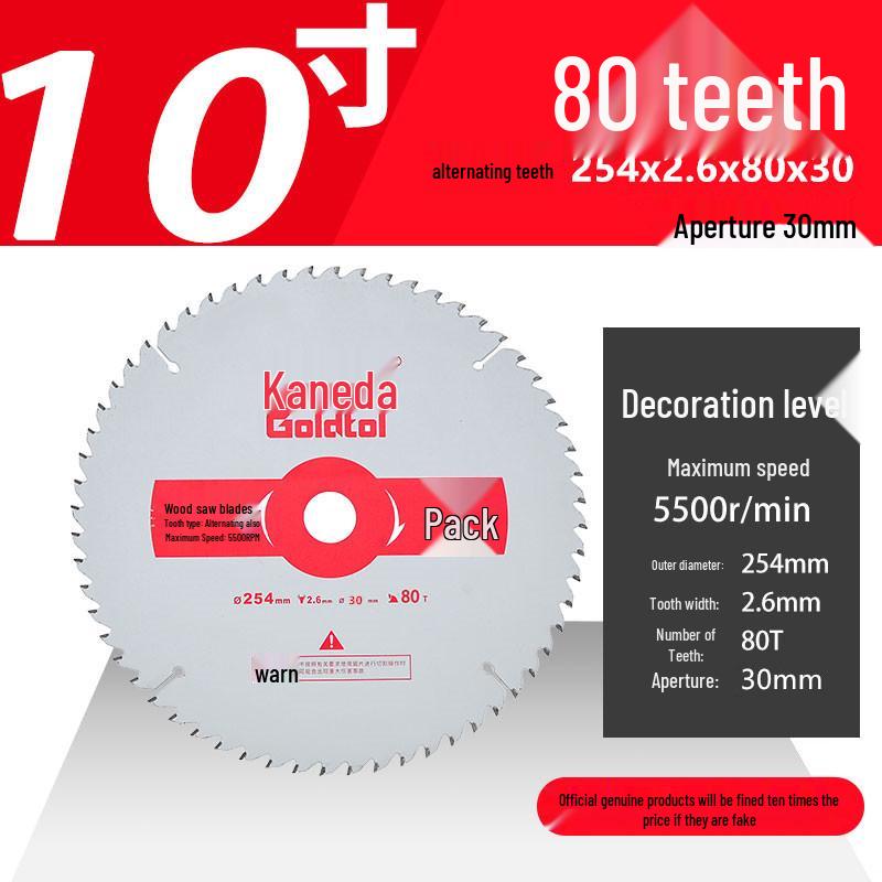 Jindian 4" & 10" Woodworking Saw Blades for Handheld Circular Saws & Angle Grinders