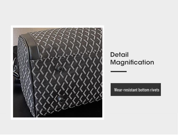 Všestranná voděodolná cestovní taška crossbody s kosočtvercovým vzorem - Velkokapacitní PU příruční kabelka