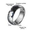 Ikuinen Anti-scratch Tungsten Carbide Rings for Women Men Glowing 8mm Wide Finger Engagement Minimalist Jewelry Waterproof