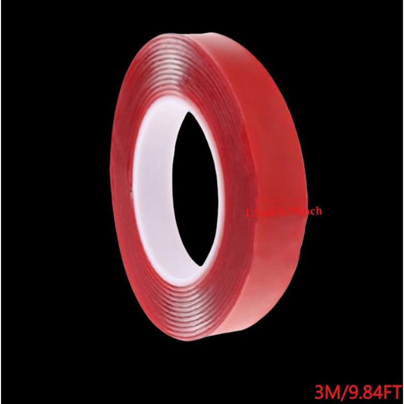 Car Strong Double Sided Adhesive Stickers Tape Nano Transparent Reusable Waterproof Auto Tape Clean Tools Car Protect Sticker