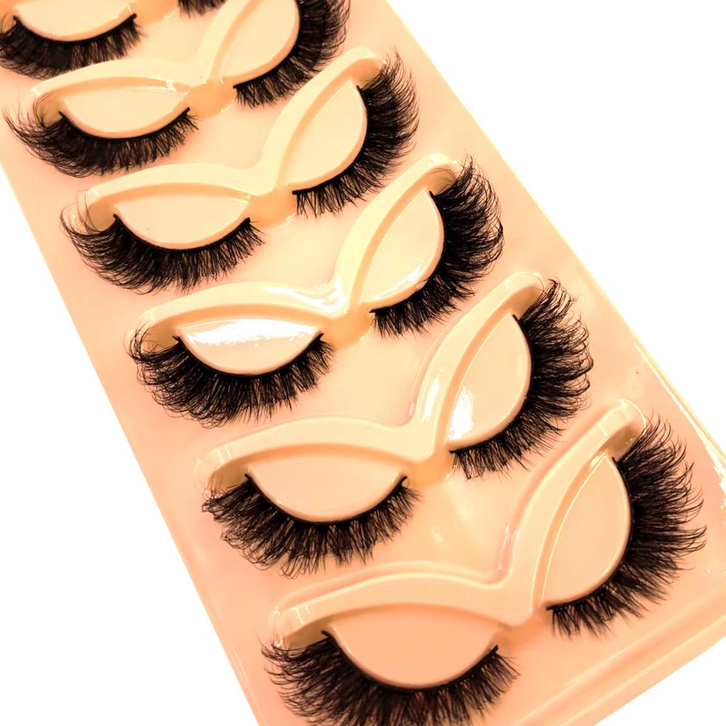 Xiaomi New 7-Pair 3D Cat Eye Imitation Mink Hair False Eyelash Dramatic False Eyelash Wholesale Full Series False Eyelash Beauty