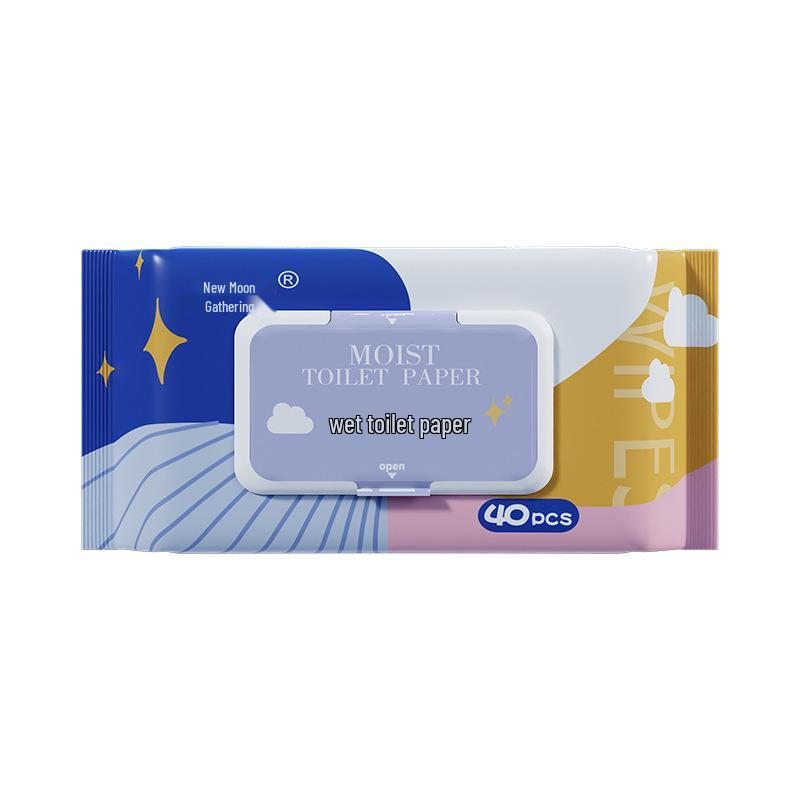 Flushable Degradable Extra Thick Wet Toilet Wipes for Private Parts