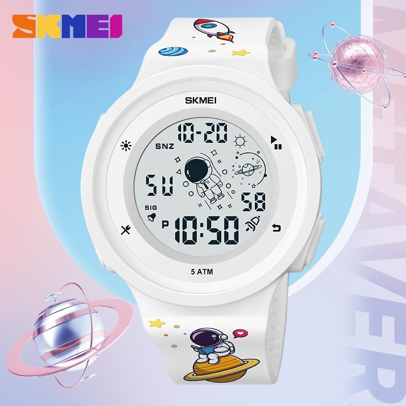 

Moment beauty skmei fashion astronaut pattern электронные часы мультфильм детский веселый уличный спортивный стол для студентов мужского и женского пола
