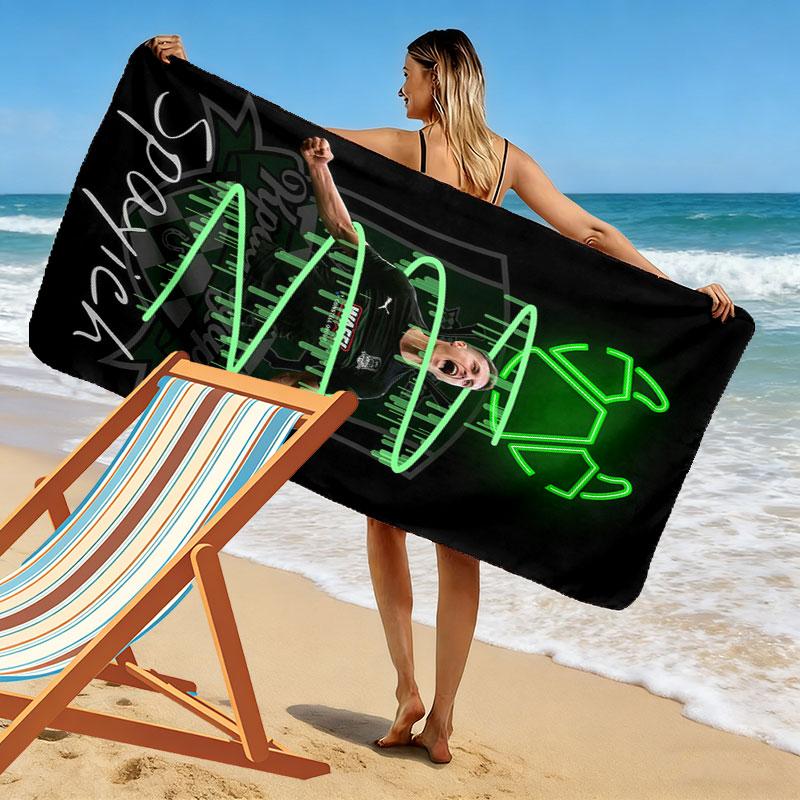 FC Krasnodar Legend Print Beach Towel, Large Soft Quick Dry Towel for Beach Camping Swimming