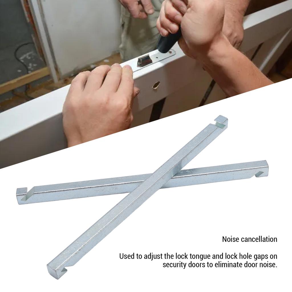 Door Strike Plate Bending Adjustment Wrench Carbon Steel Door Tweaker Wrench Tool for Security Door Gaps Elimination Adjustment