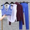Export High Strength Beauty Back Exercise Underwear Women's Bubble Wrap Running Gathering Vest Tops Workout Bra Yoga Suit