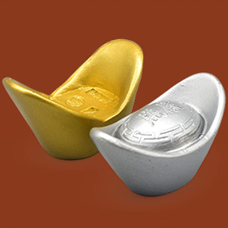 

Древнекитайские золотые и серебряные слитки-украшения: Игрушки-симуляторы валюты для детей