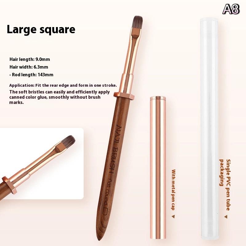 

Sandalwood Nail Art Brushes Pen Rack Design Painting Nail Design Pen Detail Brush Drawing Tool Manicure Pen