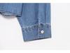 2025 Spring Women's Fashion Bow-Knot Denim Shirt - European & American Style