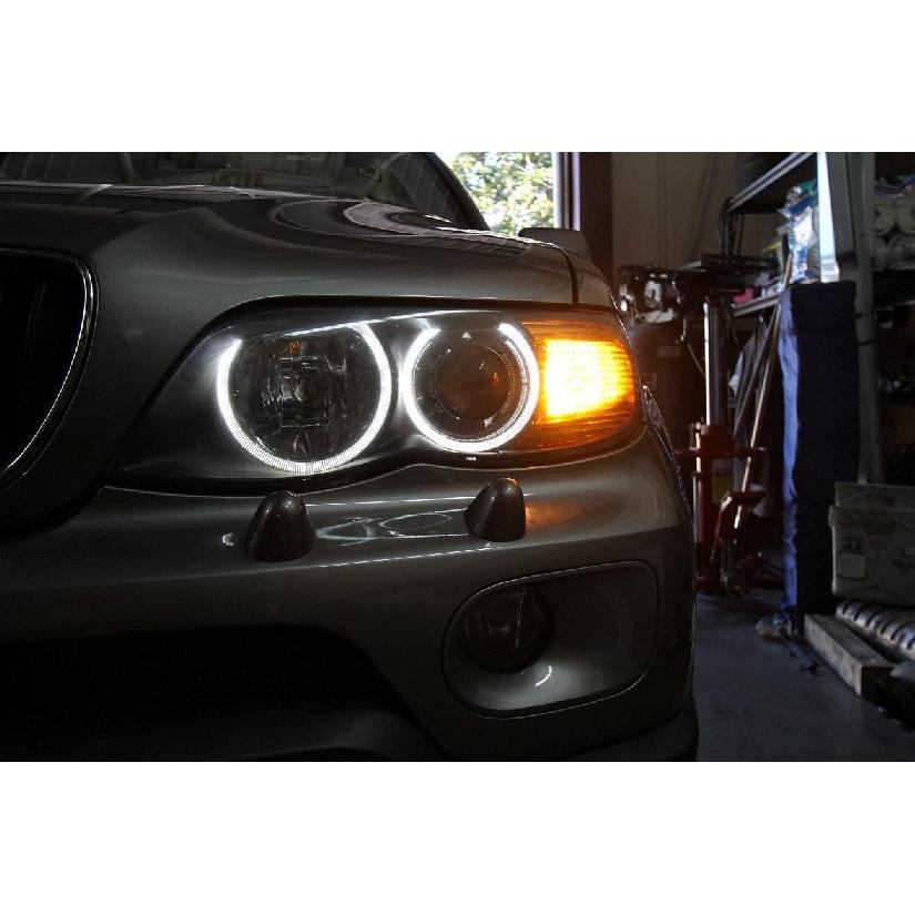 2Pcs 5W White LED Angel Eyes Halo Ring Marker Lights Bulb Error Free Compatible With BMW 5 6 7 Series E39 E60 E63 E64 E65 E66 E83 M5 X3 X5 E53