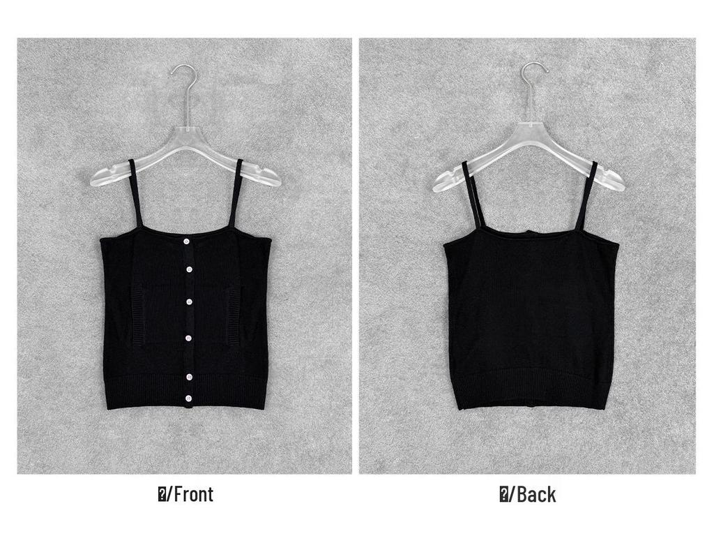 Nanyou Merino Wool Argyle Cardigan & Camisole Set - New Autumn Collection