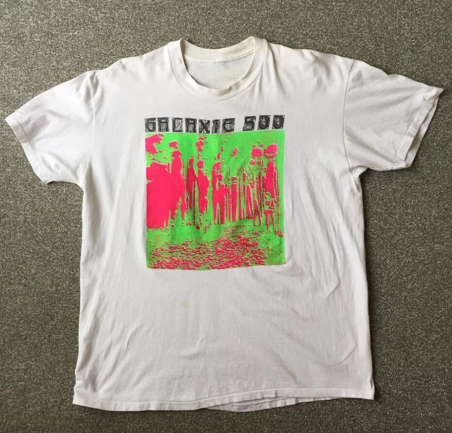 NEW Galaxie 500 Band Short Sleeve Cotton White All Size Shirt XXL