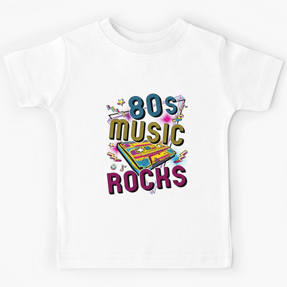 80s Music Rocks Kids T-Shirt 160