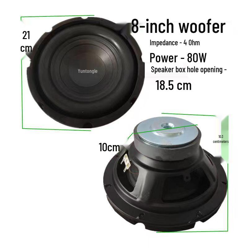 Aluminum Frame Full-range Speaker: 3" To 12" Sizes, Midrange & Heavy Bass