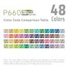 48 Color Metallic Gel Pen Multicolor Acrylic Gel Pen For Artist Student Journaling Sketching And Creative Art Project