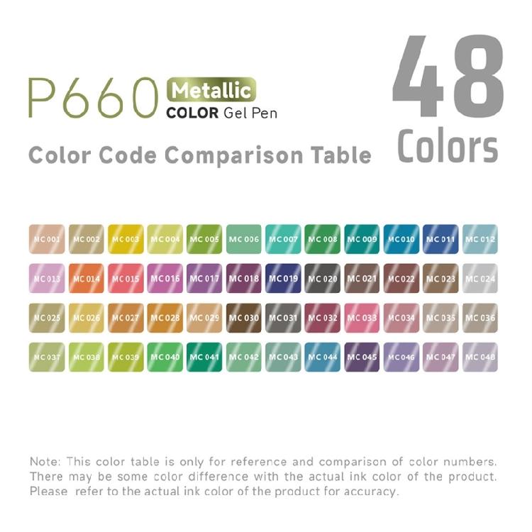 48 Color Metallic Gel Pen Multicolor Acrylic Gel Pen For Artist Student Journaling Sketching And Creative Art Project