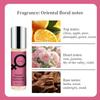Women's Pheromone Rose Citrus Rollerball Perfume - Long-lasting, Alcohol-Free Fragrance
