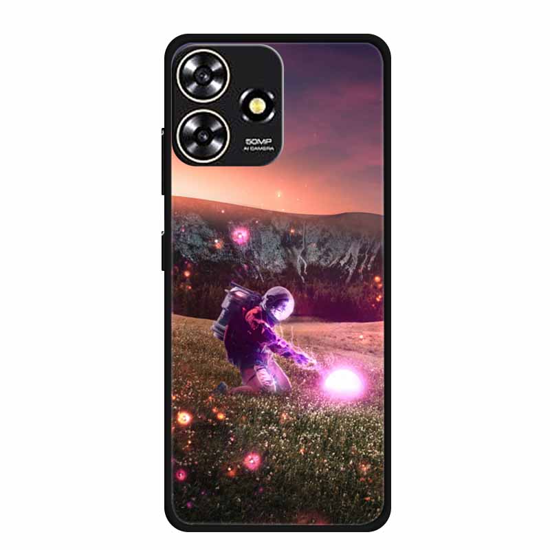 Cool Silicone Cover for ZTE Blade V50 Design 4G Case Printed Fashion Soft Back Cover for Blade V50Design Case Protective Shells